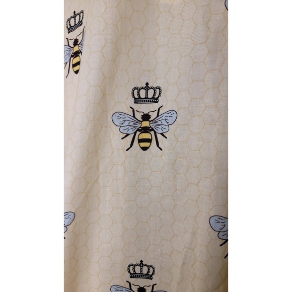 The Cat's Pajamas Queen Bee Lux Pima Cotton Flannel Robe Shawl Collar Women S/M - Picture 8 of 8